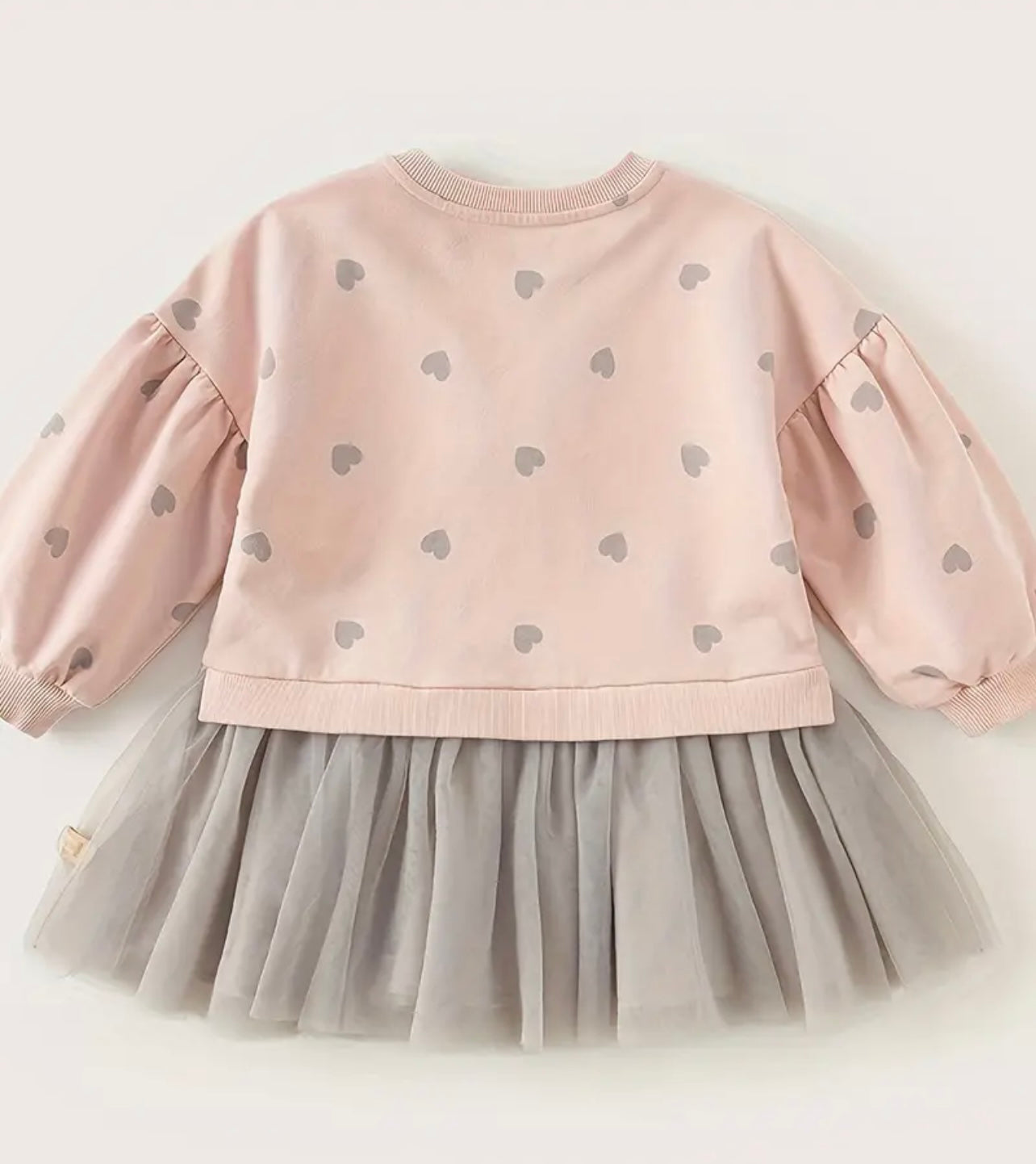 Vestido Rosa con Faldita de Tul