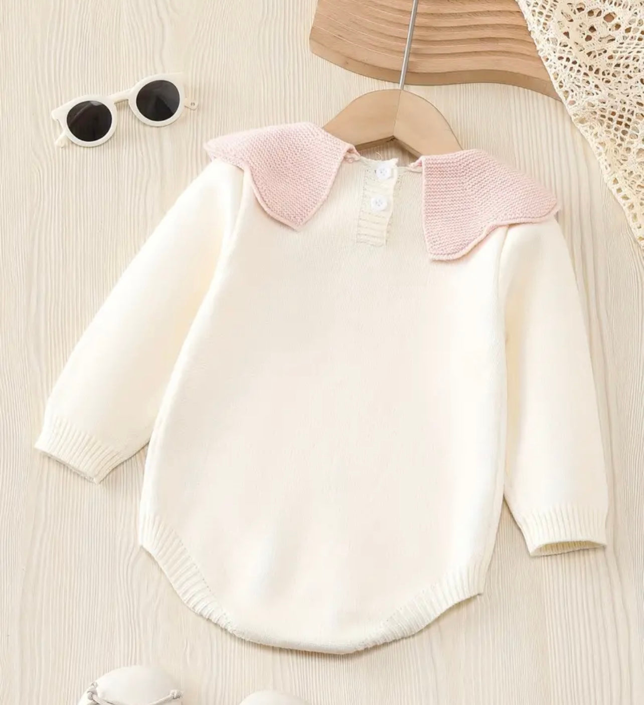 Body Punto Beige/Rosa