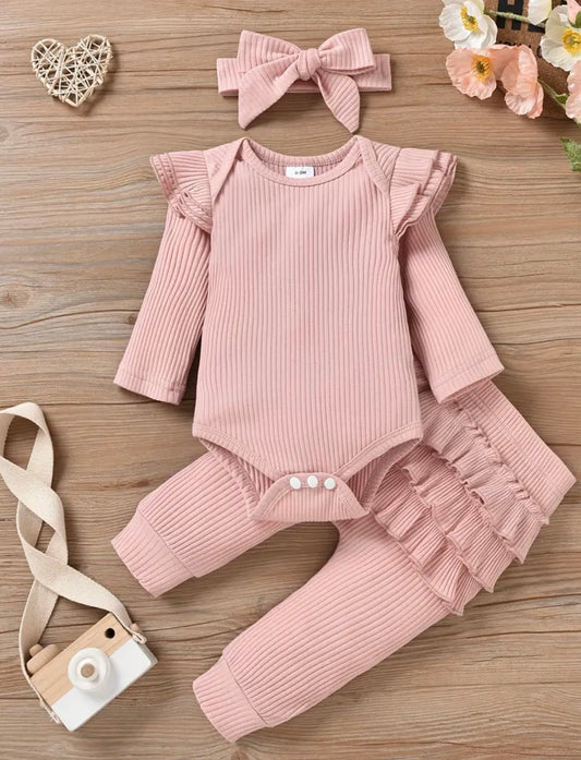 Conjunto Rosa Body & Mallas