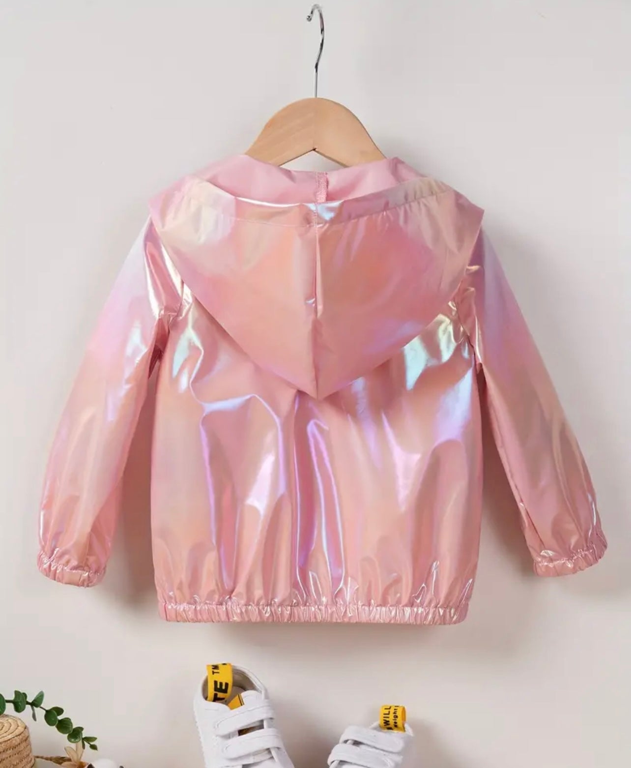 Chamarra Rosa Metalico