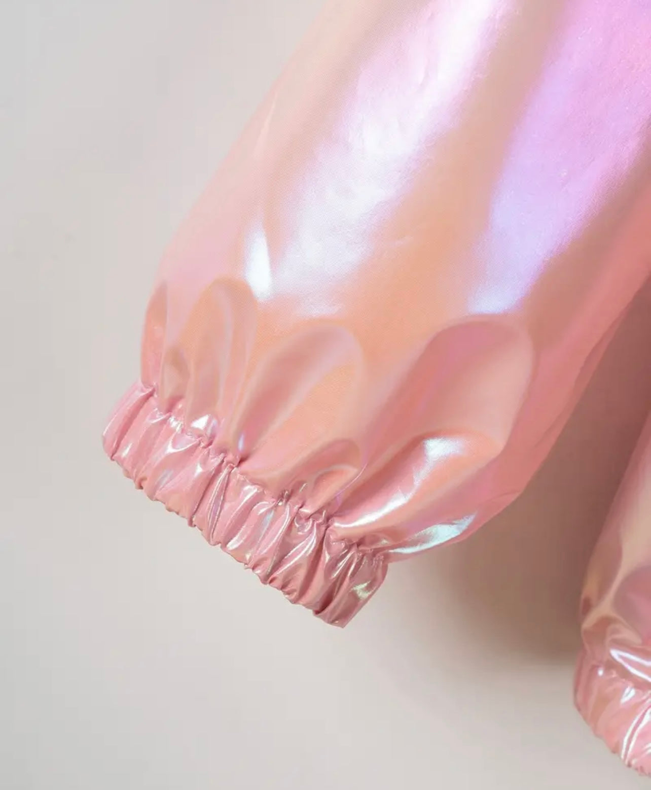 Chamarra Rosa Metalico