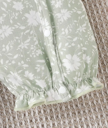 Pelele Flores Menta