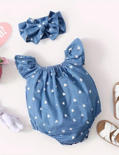 Ranita Azul con Corazones