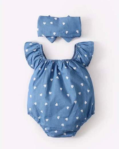 Ranita Azul con Corazones