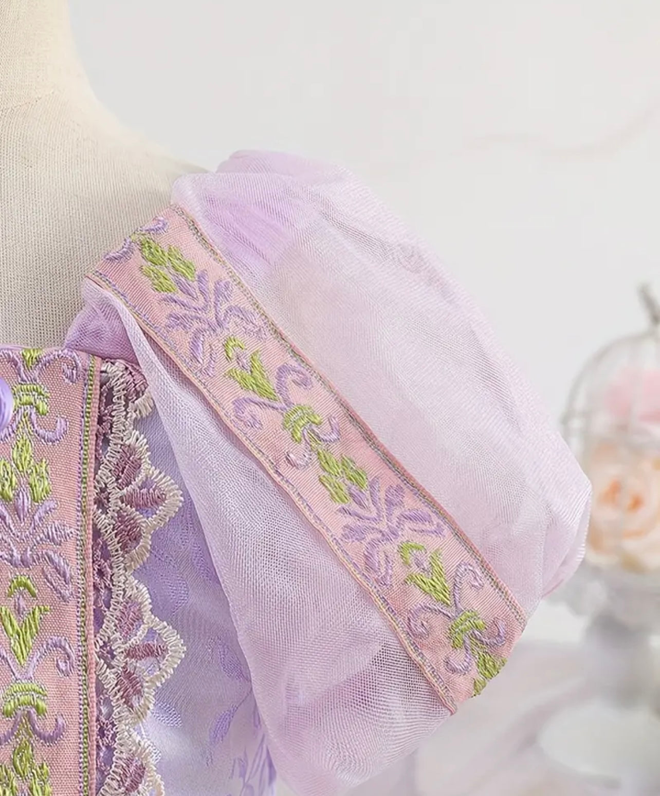 Vestido Rapunzel + Diadema