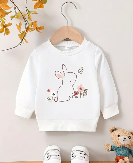 Sudadera Blanca Conejito