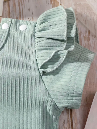 Faldita con Tirantes y Body Menta
