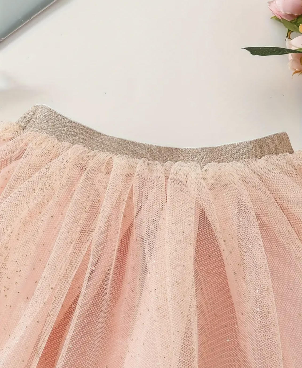 Falda Tutu Rosa - Dorado